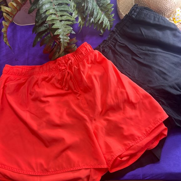 📌Old Navy & Faded Glory  2 Shorts with Elastic Waistline & Drawstring - Picture 1 of 14